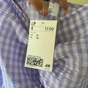 NWT H&M gingham dress